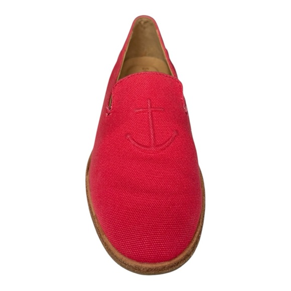 Sperry Seaport Levy Red Canvas Loafers Women’s Size 8 EUC Casual Nautical - Picture 4 of 14